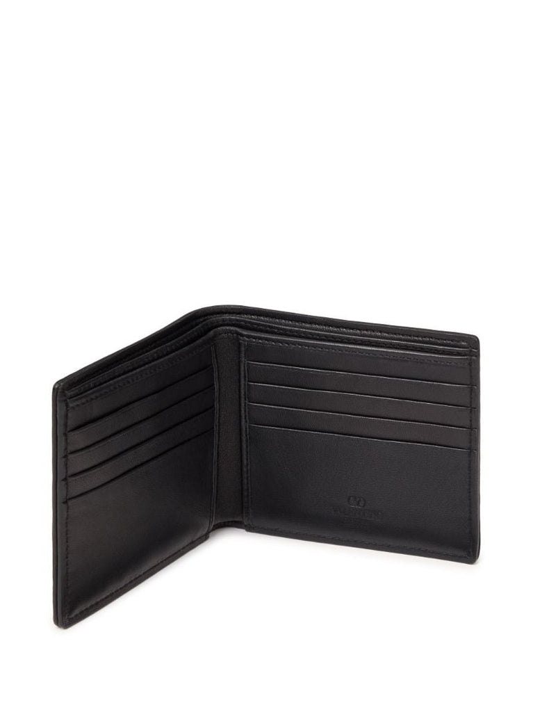 Black Toile Iconographe Bi-fold Wallet