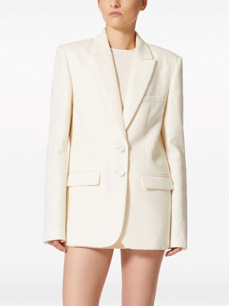 White Toile Iconographe Tailored Blazer
