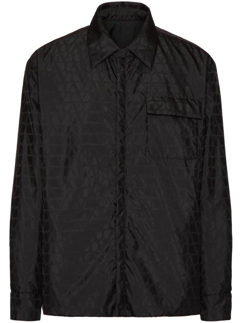 Black Toile Iconographe Reversible Jacket