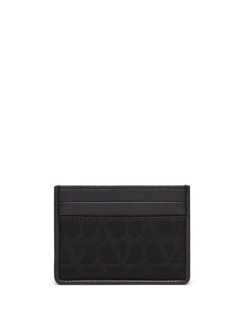 Black Toile Iconographe Card Holder