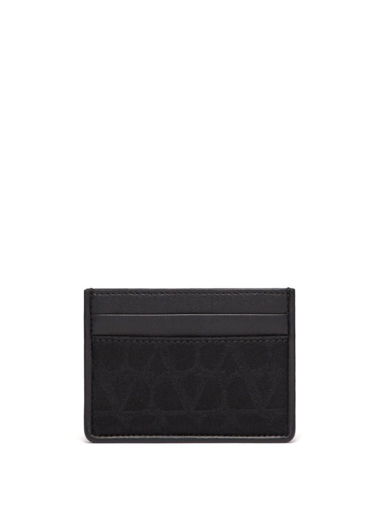 Black Toile Iconographe Card Holder