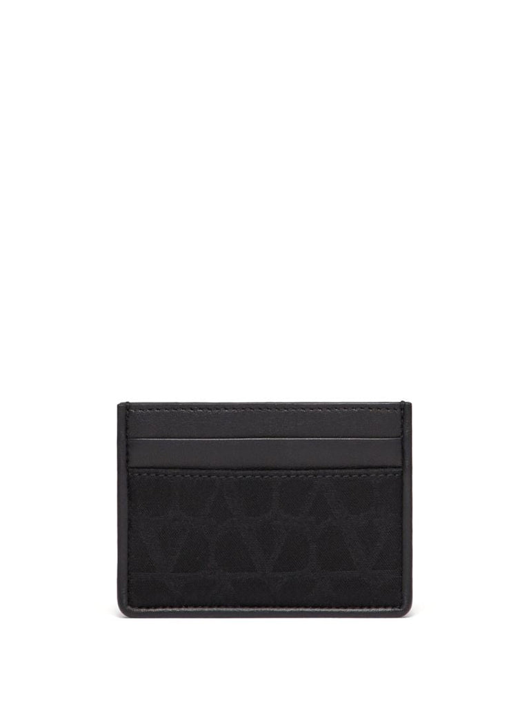 Black Toile Iconographe Card Holder