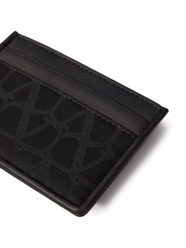 Black Toile Iconographe Card Holder