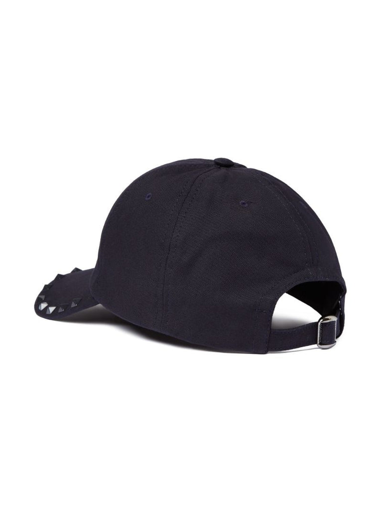 Blue Rockstud Cotton Baseball Cap