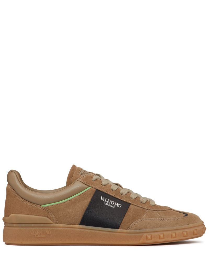 Brown Upvillage Suede Sneakers