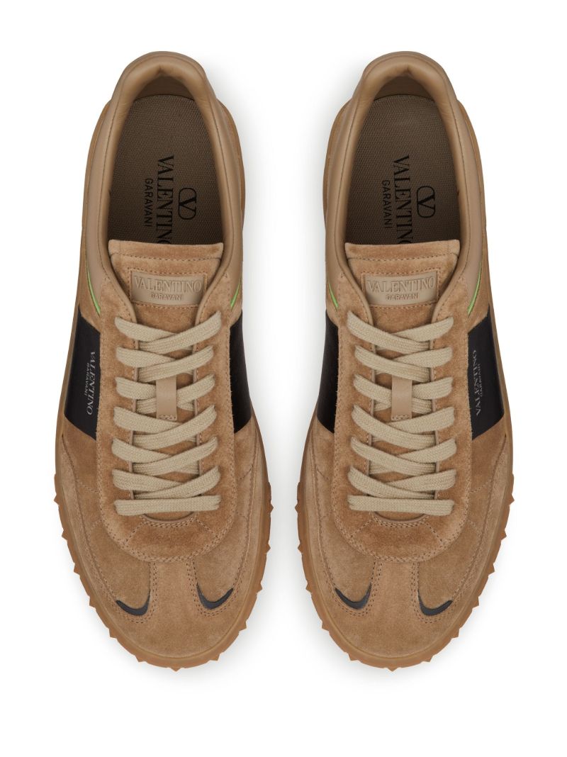 Brown Upvillage Suede Sneakers