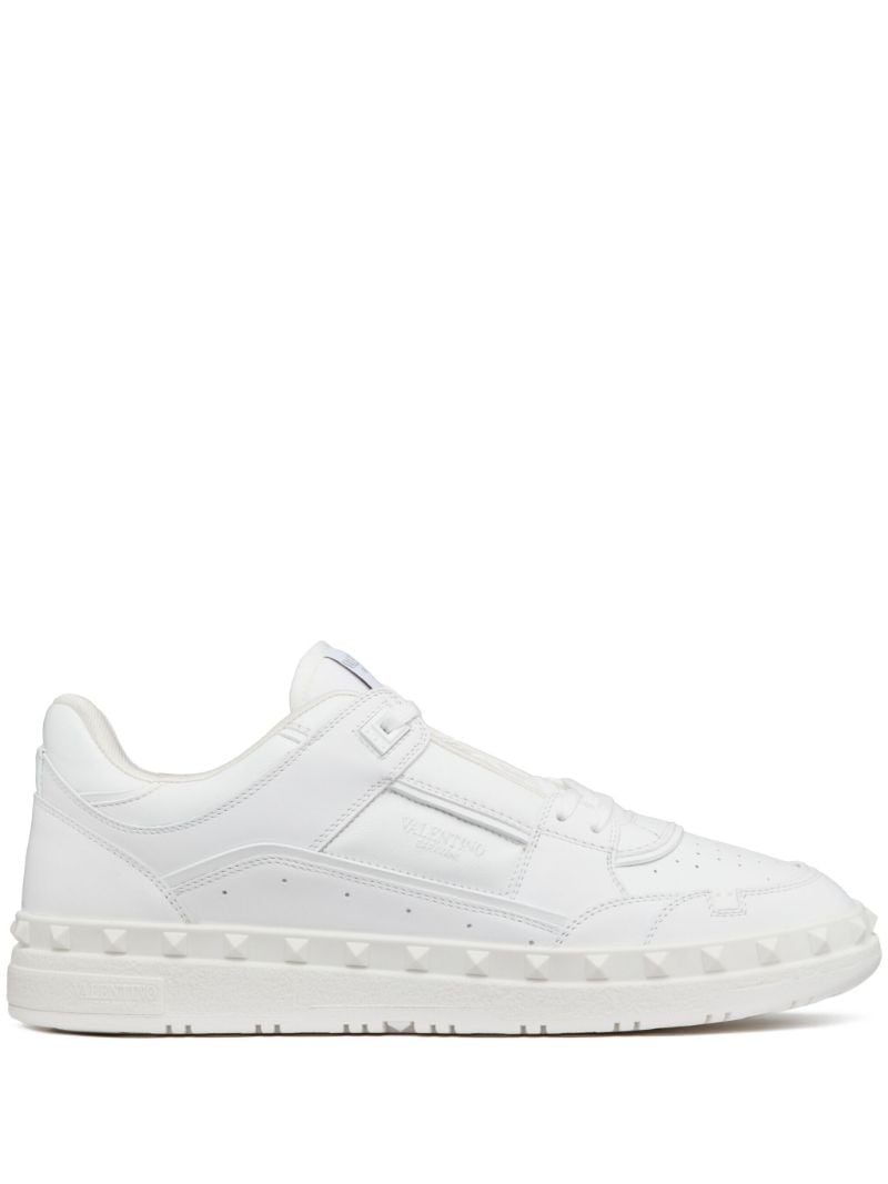 White Freedots Low Top Sneakers