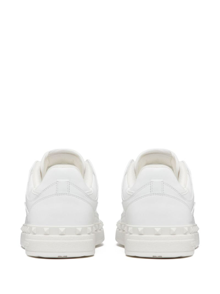 White Freedots Low Top Sneakers
