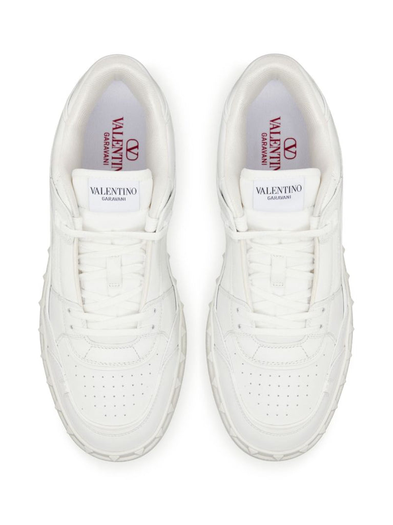 White Freedots Low Top Sneakers