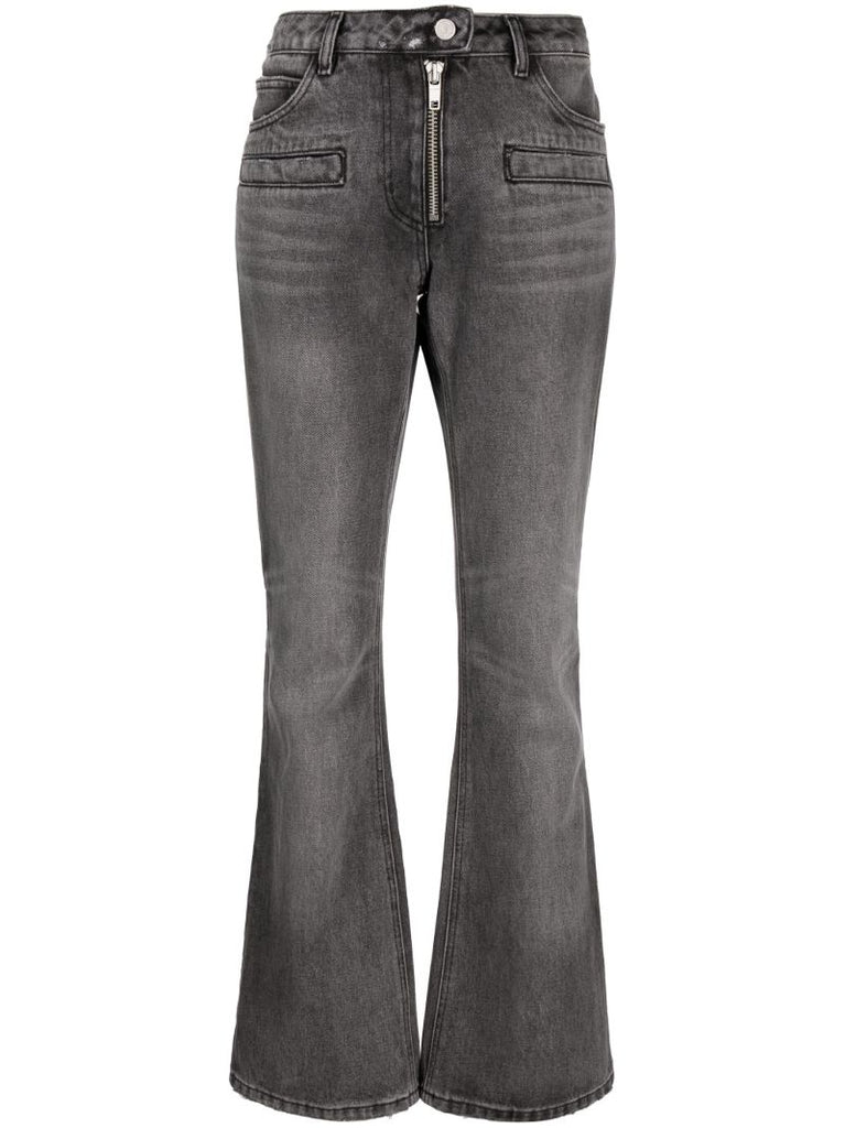 Grey Bootcut Jeans