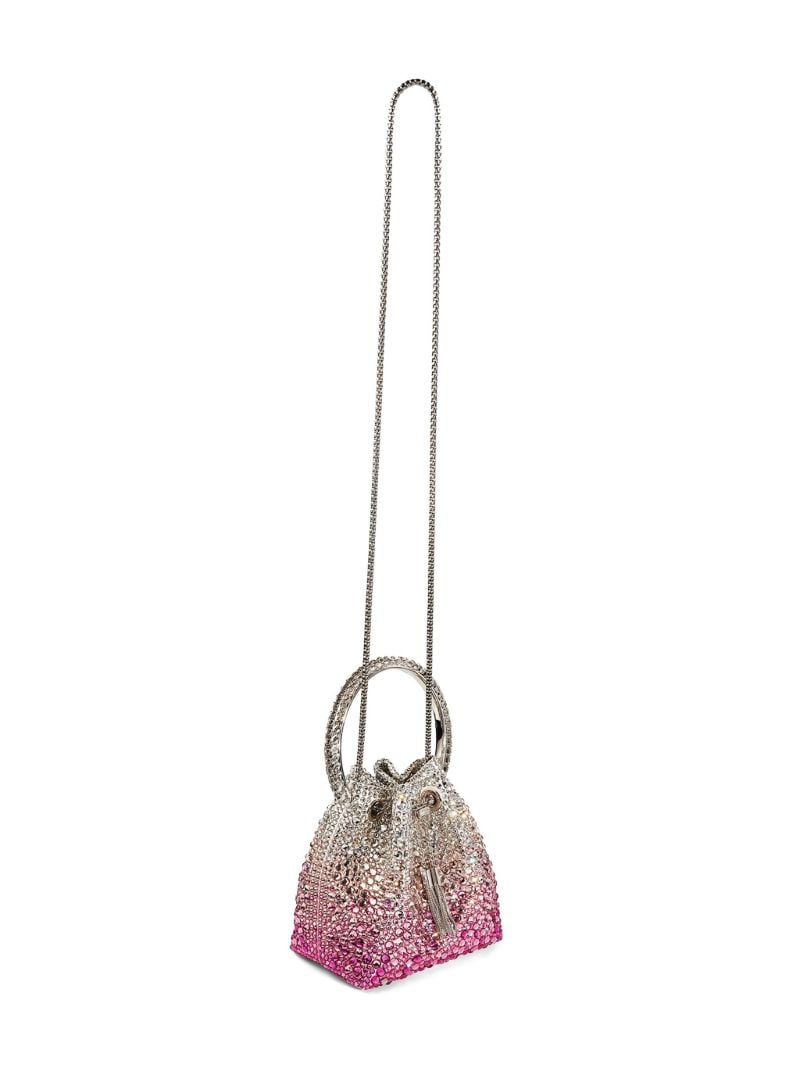 Pink Bon Bon Crystal-embellished Bucket Bag