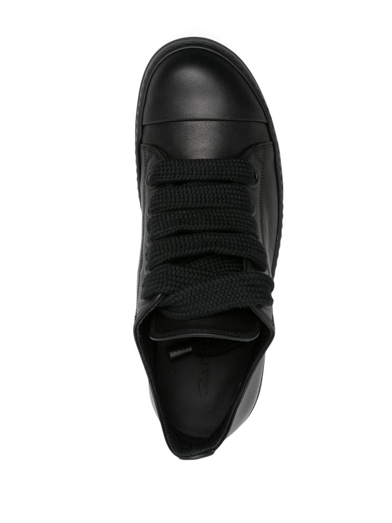 Black Lido Runway Leather Sneakers
