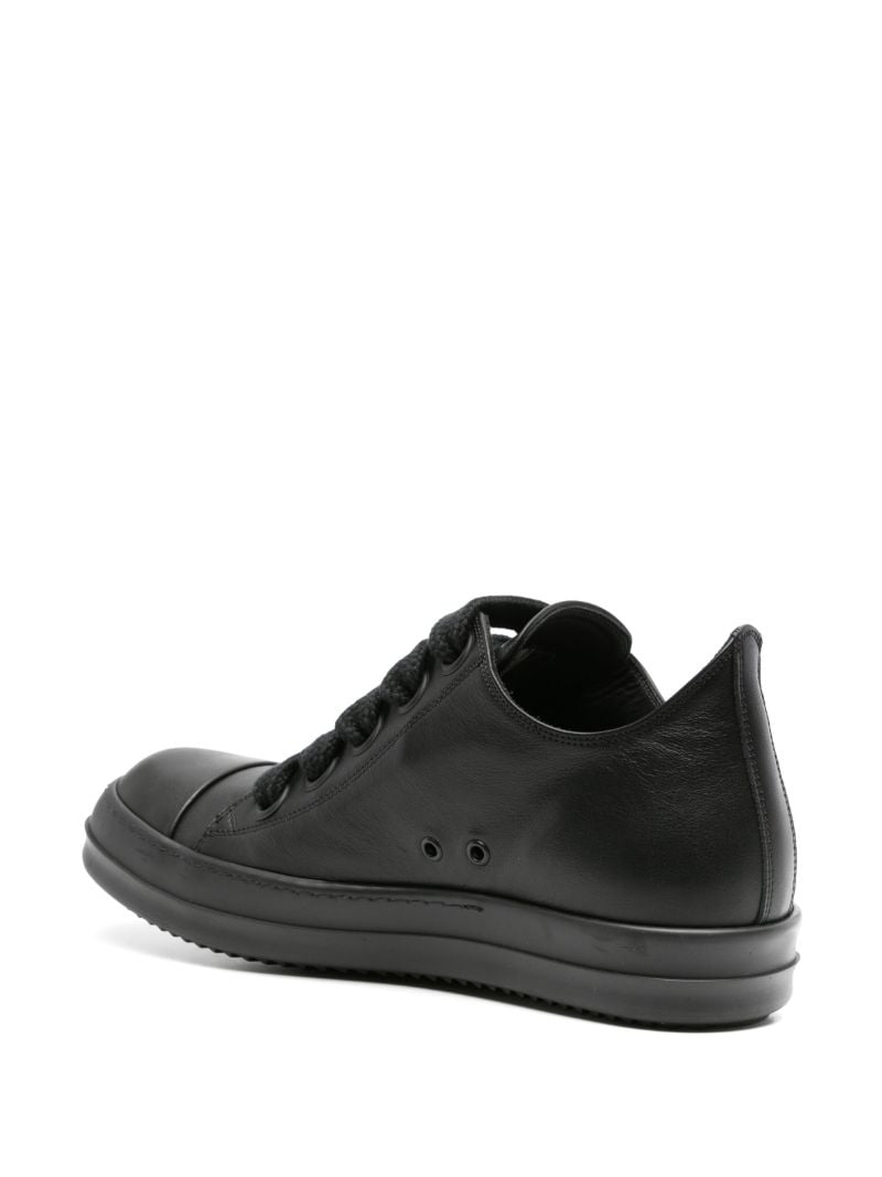 Black Lido Runway Leather Sneakers