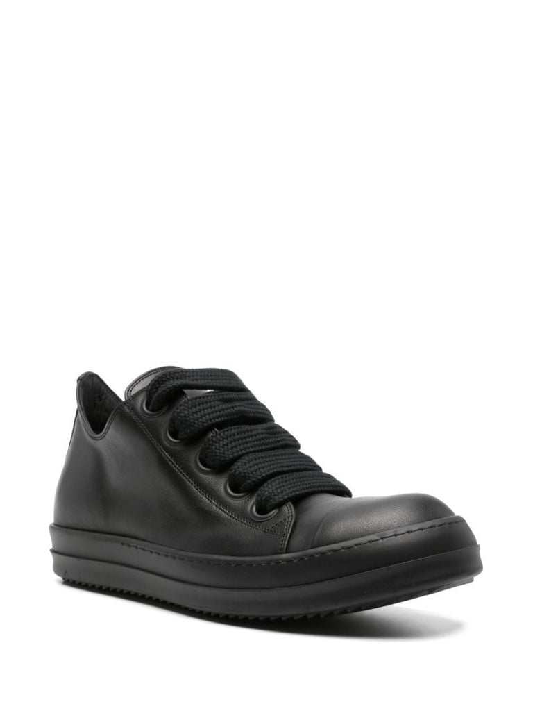 Black Lido Runway Leather Sneakers