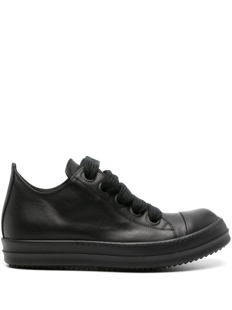 Black Lido Runway Leather Sneakers
