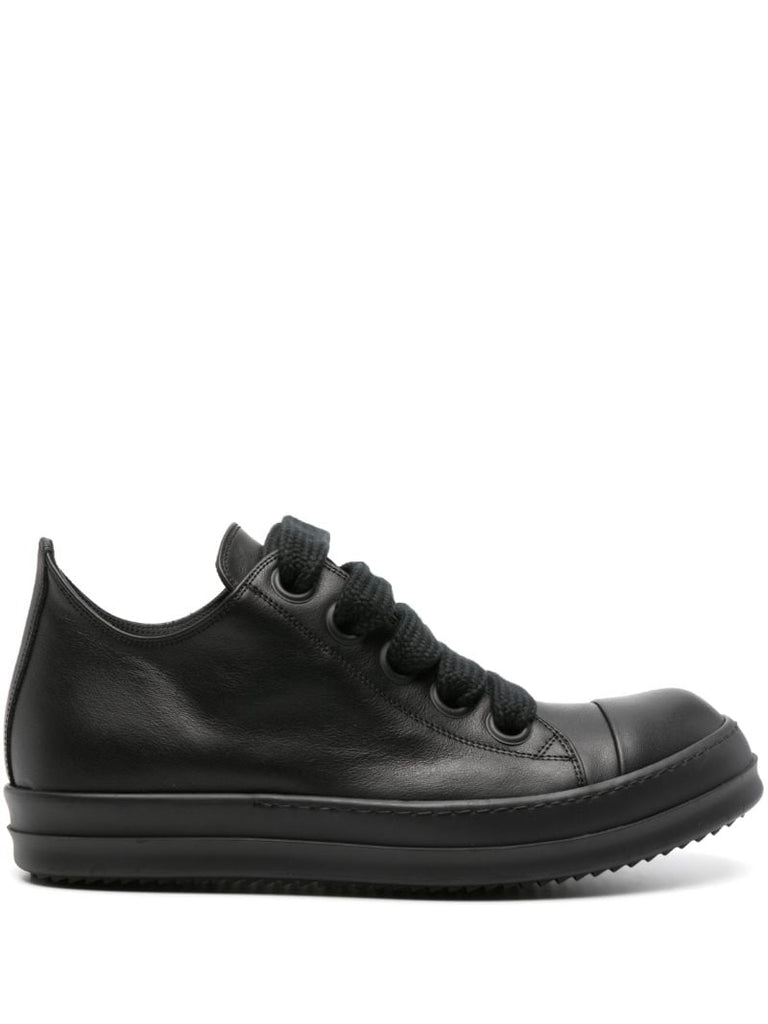 Black Lido Runway Leather Sneakers