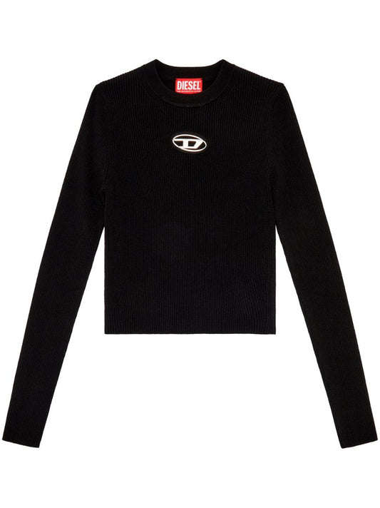 Black M-valary Logo-plaque Sweater