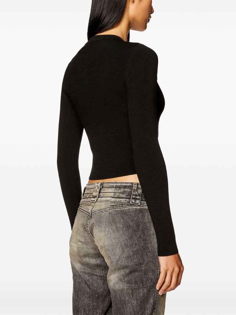 Black M-valary Logo-plaque Sweater