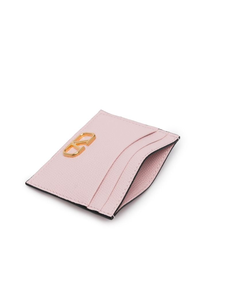 Pink Vlogo Signature Card Holder