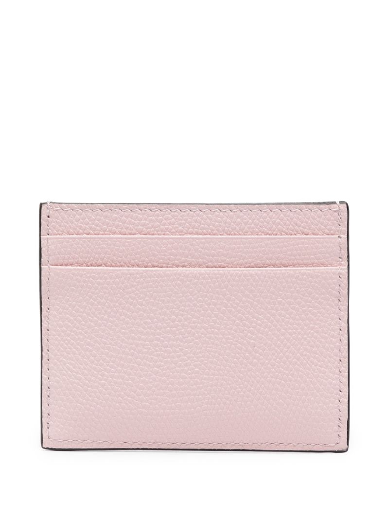 Pink Vlogo Signature Card Holder