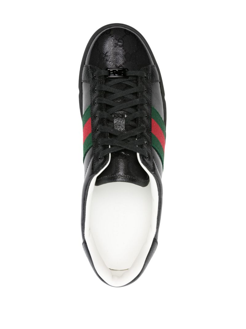 Black Ace Gg Crystal Canvas Sneakers