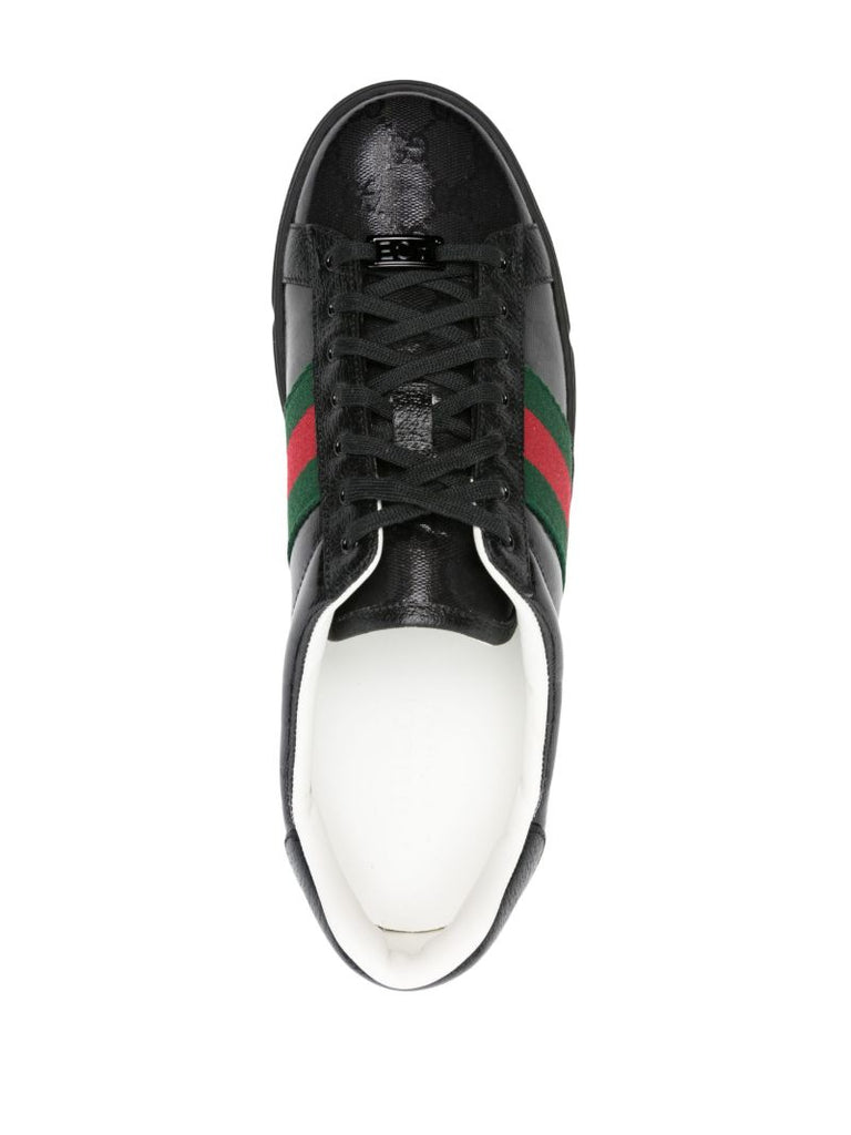 Black Ace Gg Crystal Canvas Sneakers