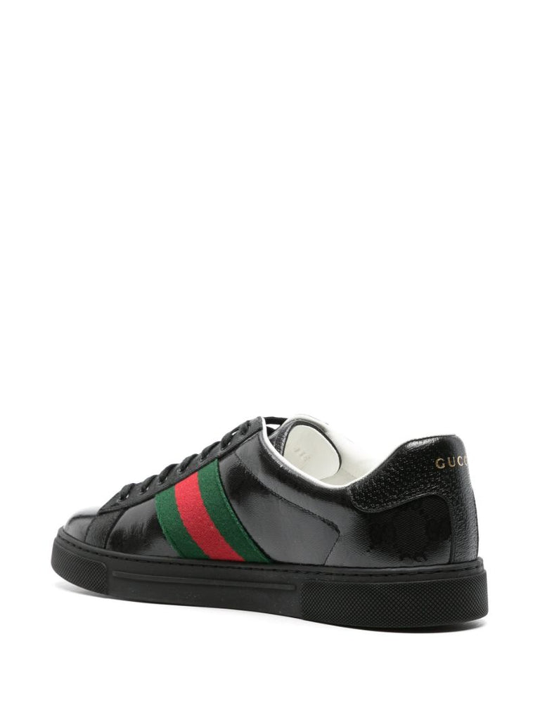 Black Ace Gg Crystal Canvas Sneakers