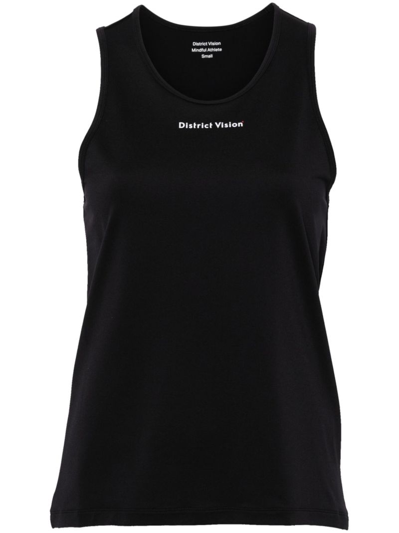 Black Deva Logo-print Training Tank Top