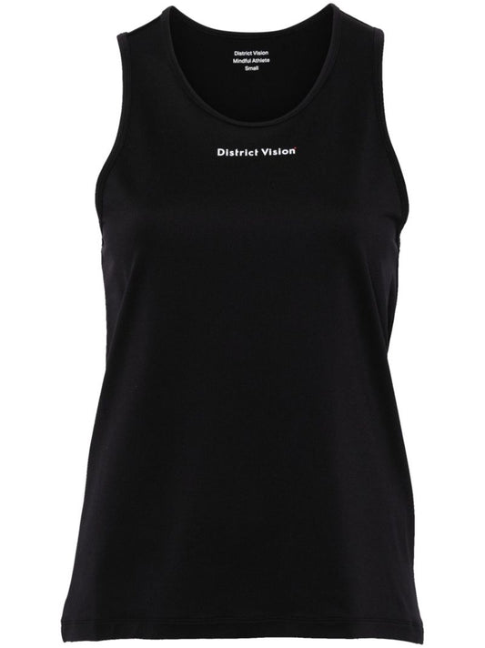 Black Deva Logo-print Training Tank Top