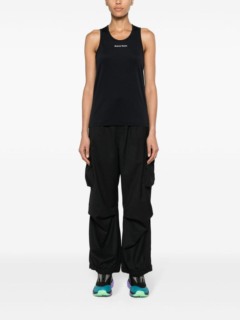Black Deva Logo-print Training Tank Top