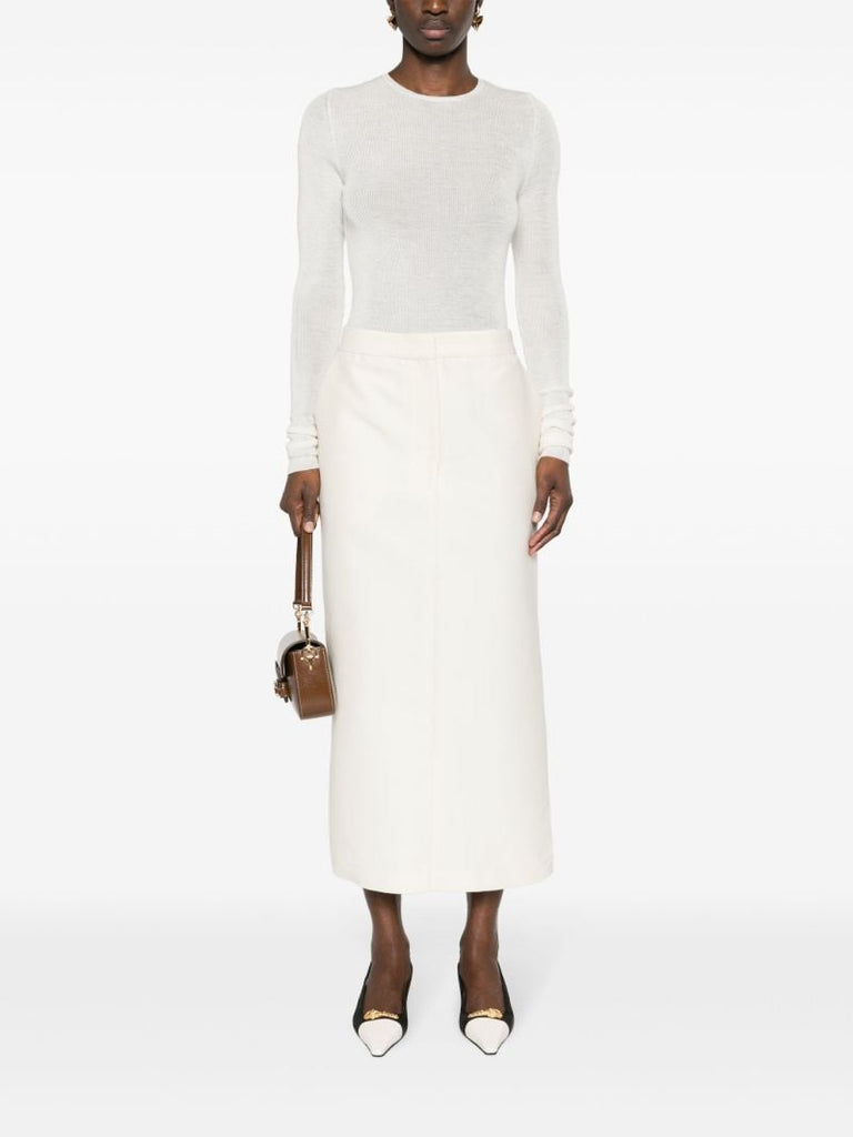 White Wool Sweater