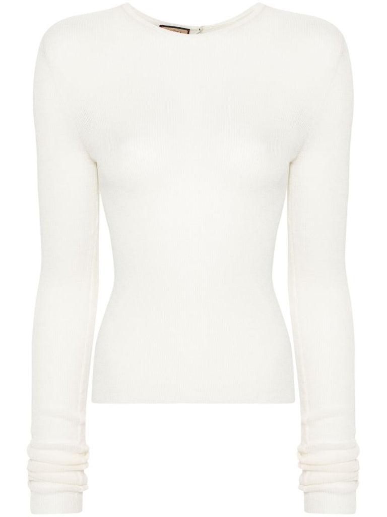 White Wool Sweater