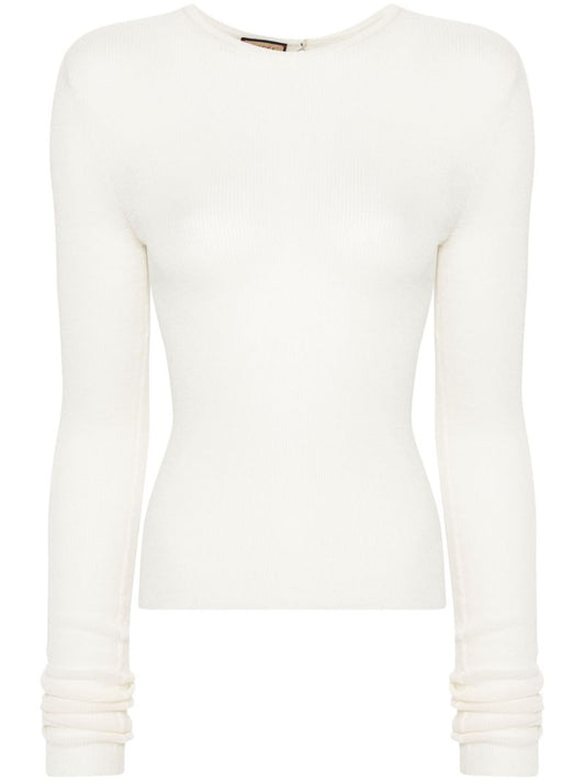 White Wool Sweater