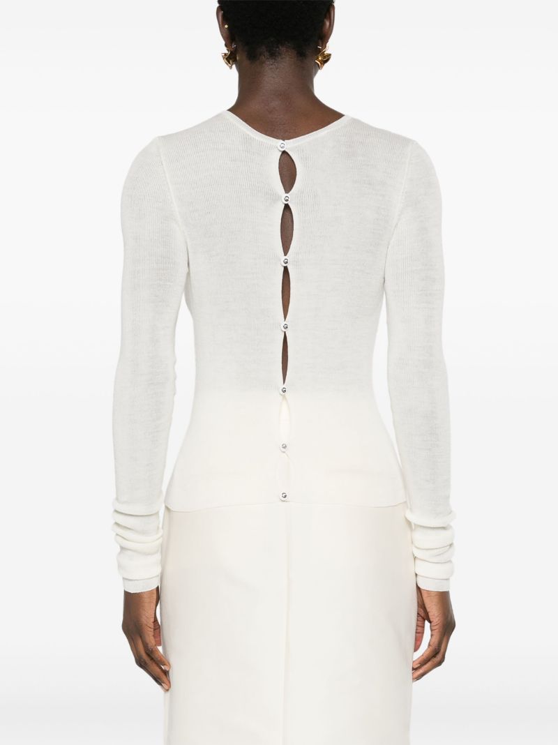 White Wool Sweater
