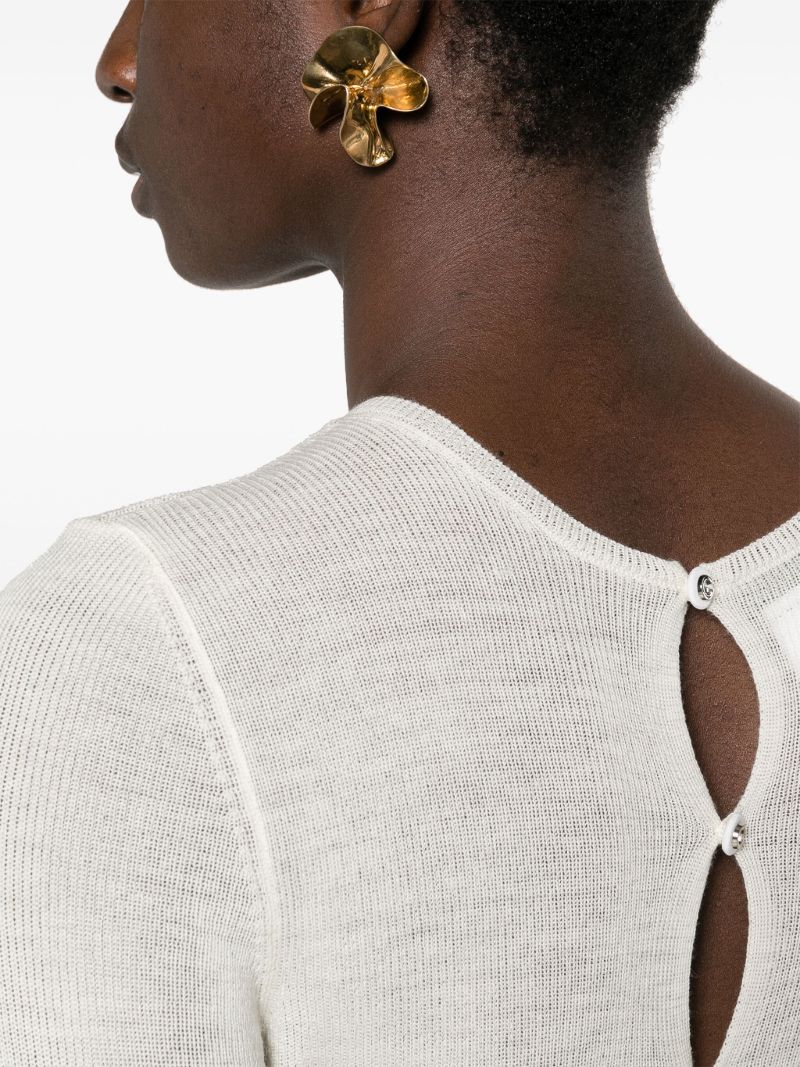 White Wool Sweater