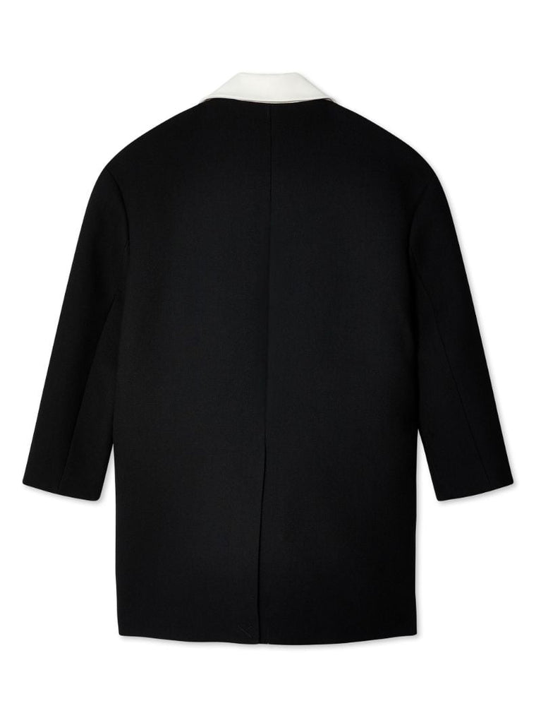 Black Single Breasted Coat