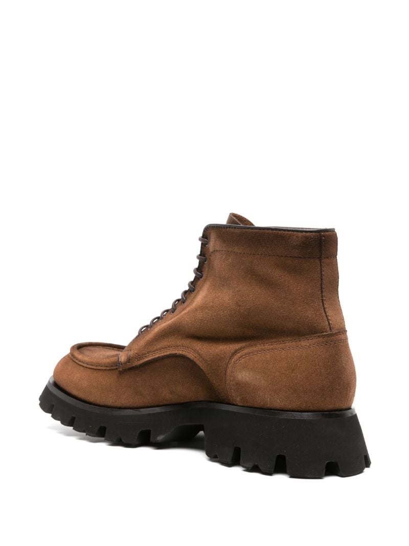 Brown Para Suede Ankle Boots