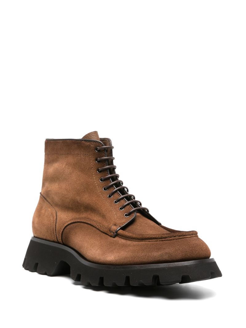 Brown Para Suede Ankle Boots