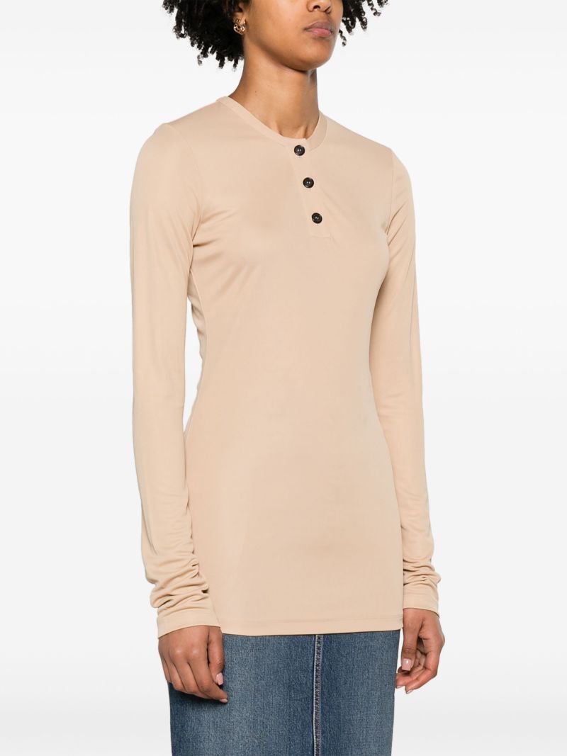 Neutral Byron Henley T-shirt
