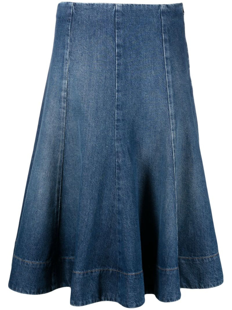 The Lennox Denim Skirt