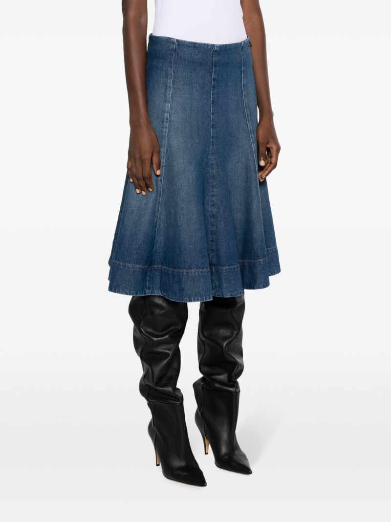 The Lennox Denim Skirt