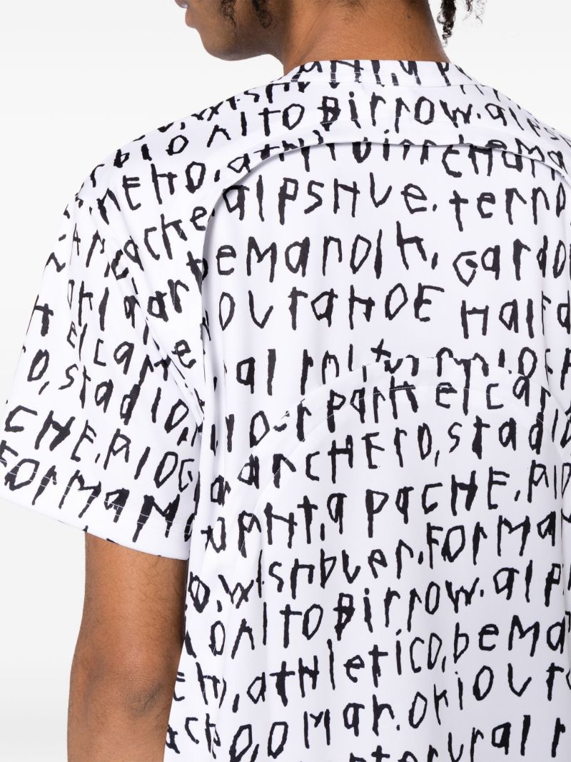 White Graphic Print Short Sleeve T-shirt