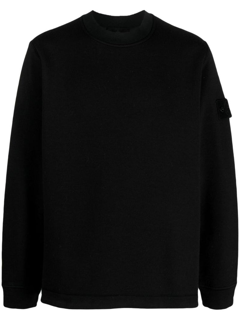 Black Ghost Compass AppliquÃ_x0083_Â© Sweater