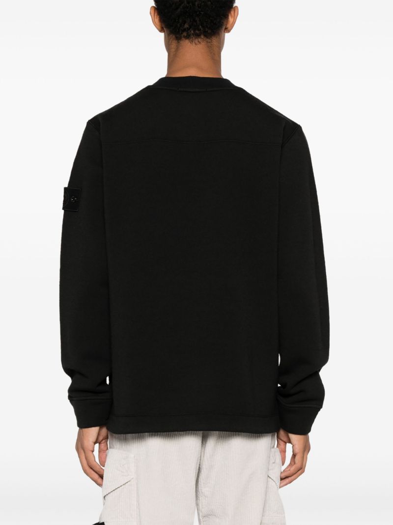Black Ghost Compass AppliquÃ_x0083_Â© Sweater
