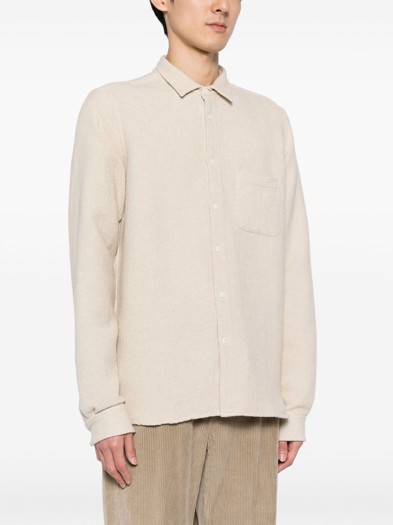Neutral Curtis Textured Shirt