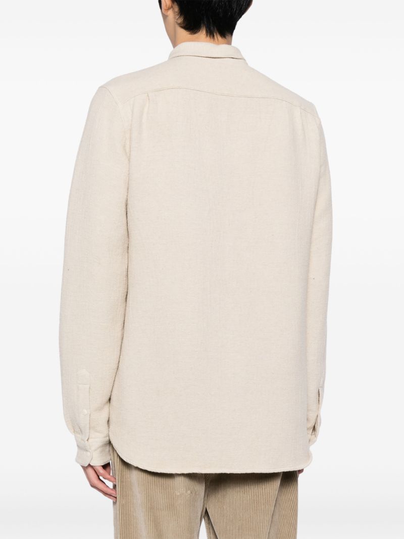 Neutral Curtis Textured Shirt