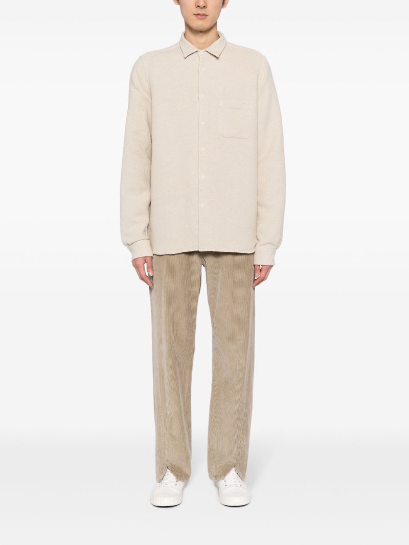 Neutral Curtis Textured Shirt
