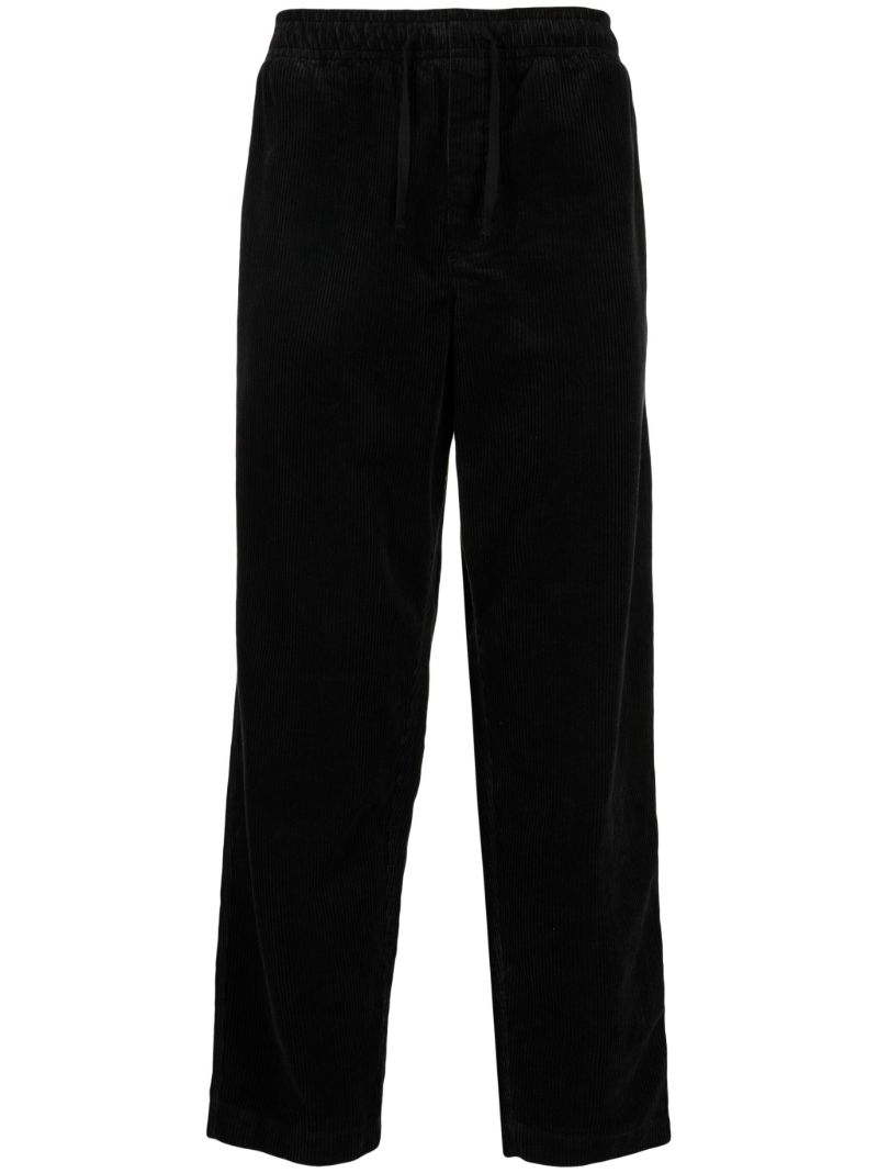 Black Alva Corduroy Tapered Trousers