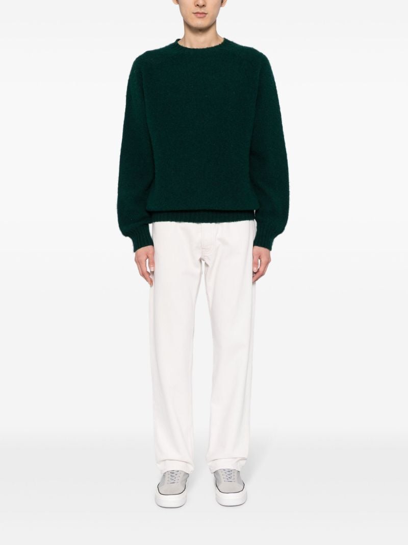 Green Suedehead Wool Sweater