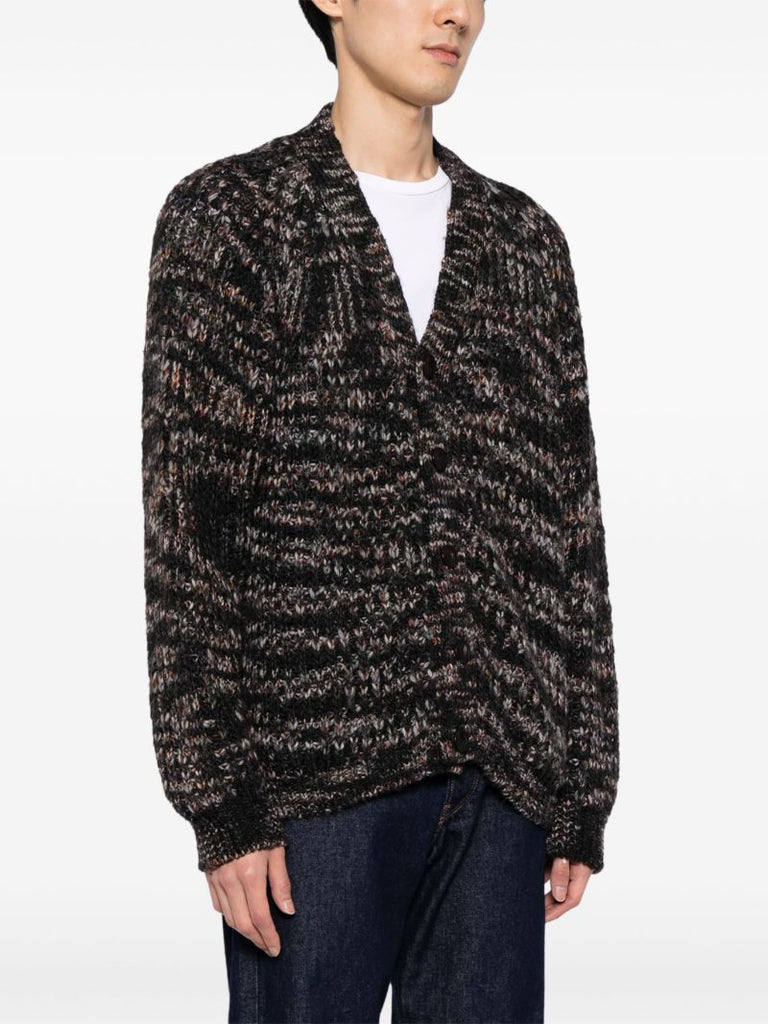 Black Kurt V-neck Cardigan
